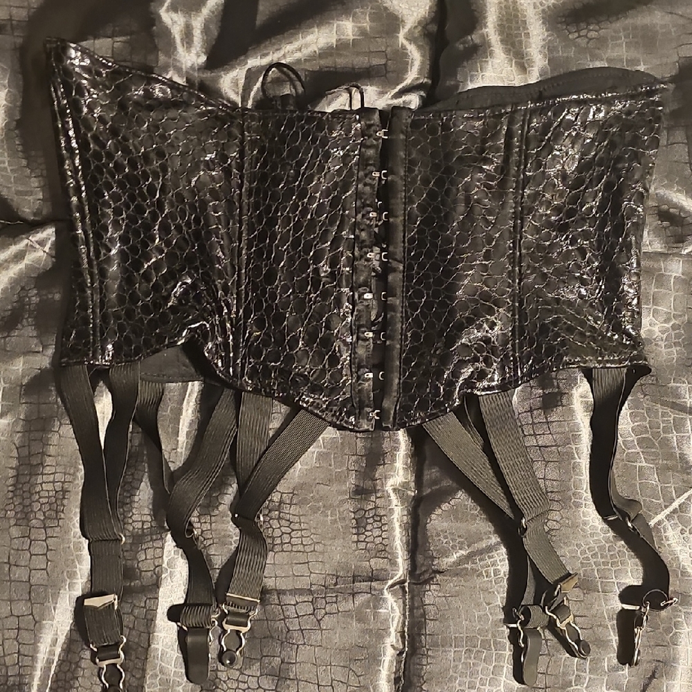 Vintage Catherine Coatney Garter Corset